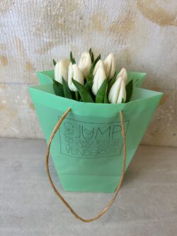 Bolsa regalo Tulipán blanco