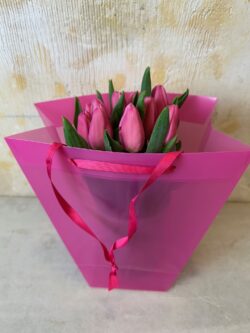 Bolsa Tulipán rosa